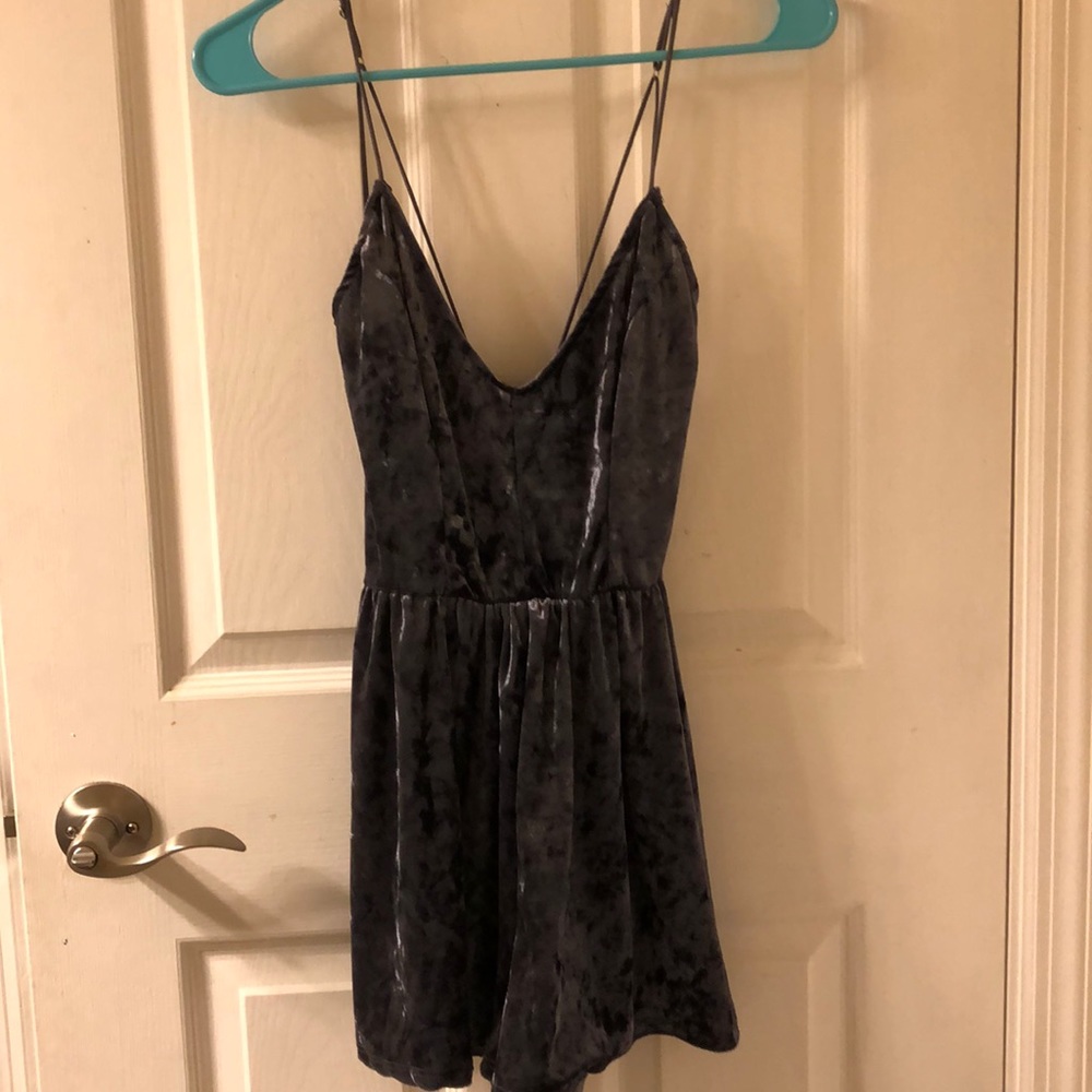 velvet romper